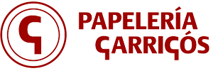 Logotipo de papelería Garrigós
